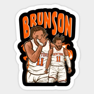 Jalen Brunson Cartoon Sticker